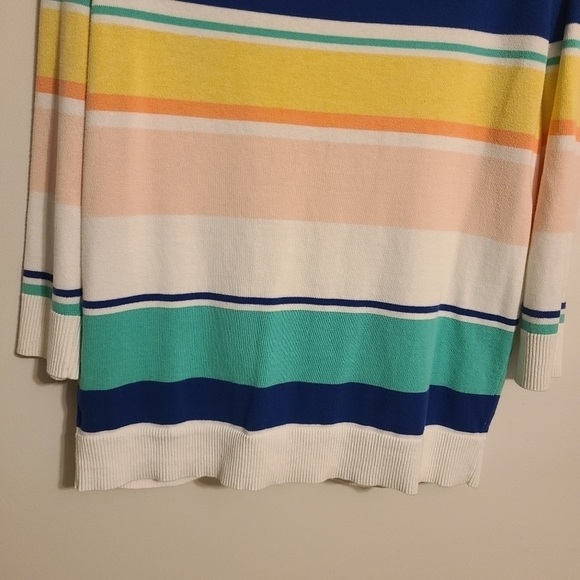 Merona | Women's Color Block Cropped Cardigan Sweater (Size XL) - Picture 7 of 8